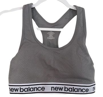 New Balance Medium Impact Sports BRA #1153 Silvermink Gray