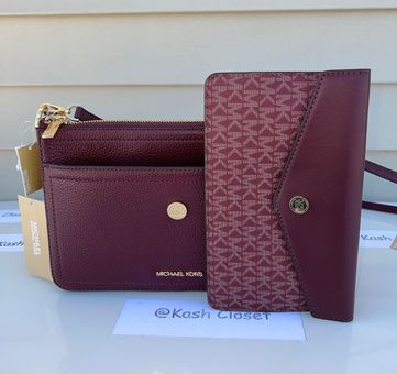 Michael Kors Maisie Medium Pebbled Leather 3-in-1 Crossbody Bag - Merlot  Multiple - $149 (57% Off Retail) New With Tags - From Kash