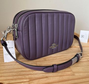 Buy the Coach Bleeker Signature Purple Berry Tote Bag Satchel Top Handle  Purse | GoodwillFinds