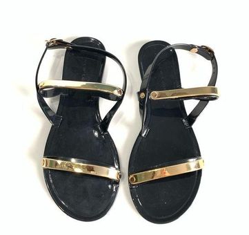 Girls Clear Caged T-Bar Jelly Sandals New Look | Compare | Cabot Circus