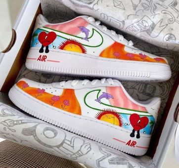 Air Force 1 Custom Bad Bunny Multiple Size 6 - $250 New With Tags - From  Snkers