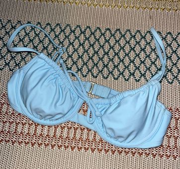 Powder Blue Victoria Bikini Top