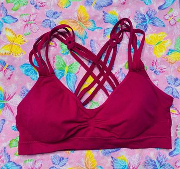 Anemone WOMENS FUCHSIA STRAPPY PADDED BRALETTE