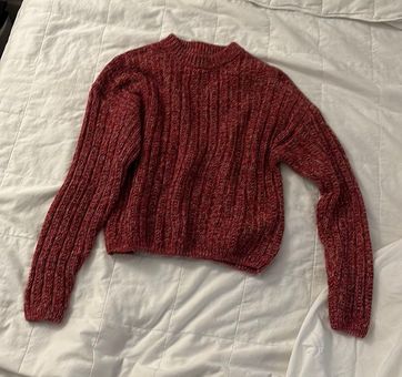 Universal Threads Red Orange Chunky Sweater Size M - $14 (44% Off Retail) -  From Lauren