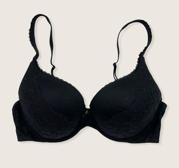 Victoria's Secret Body Victoria Perfect Shape Black Lace Underwire Bra 32E  Size 32 E / DD - $14 - From Eileen