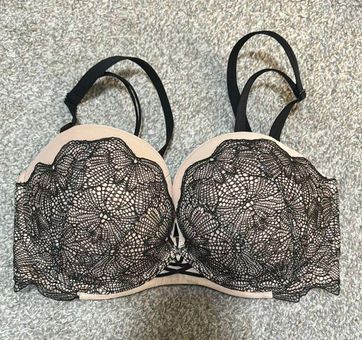 Victoria's Secret Very Sexy Push-Up Black Bra Size 32D