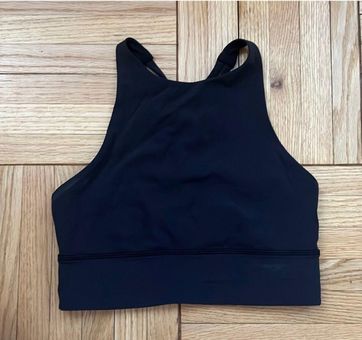 Lululemon Long Line Sports Bra Black Size 6 - $40 (33% Off Retail) - From  Jenny