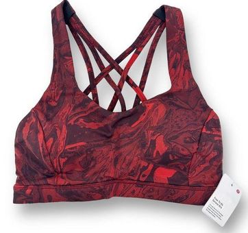 Lululemon Free To Be Serene Strappy Sports Bra Sz 4 XS Oiled