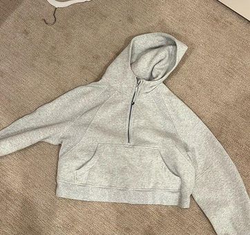 Lululemon half zip scuba with hood in grey Size undefined - $58