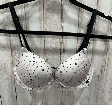 PINK - Victoria's Secret Star Print Push Up Bra One Hook Size