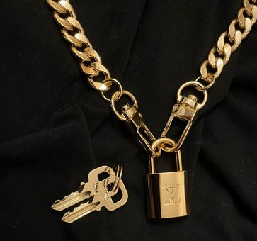 Louis Vuitton, Jewelry, Louis Vuitton Lock Key On A Unbranded Necklace