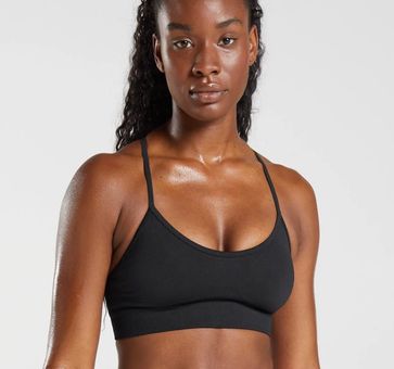 Gymshark Sweat Seamless Sports Bra Black Size XS - $24 (47% Off