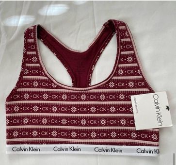 Calvin Klein Sleeveless CK Logo Crop Top