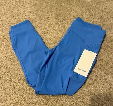 Lululemon NWT power through leggings blue Nile Size 10 - $68 New With Tags  - From Christine