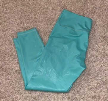 Zyia active high rise full length leggings turquoise size 14-16 - $23