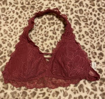 Gilly Hicks Lace Halter Bralette Pink Size XS - $10 (60% Off Retail