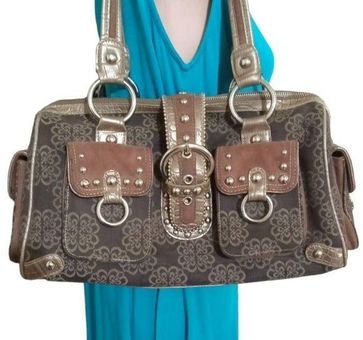 Kathy Van Zeeland Purse, Metallic Teal, | EstateSales.org