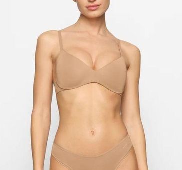 SKIMS Wireless Push Up Bra NWT 34B Tan Size 34 B - $38 (26% Off Retail) New  With Tags - From Ali