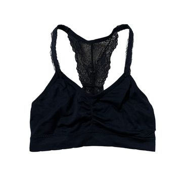 Laura Ashley Bralette Sports Bra Black - $8 - From xareny