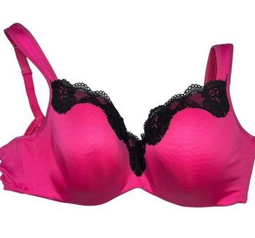 Cacique Bright Pink Underwire Bra Size 42D - $19 - From Rebecca