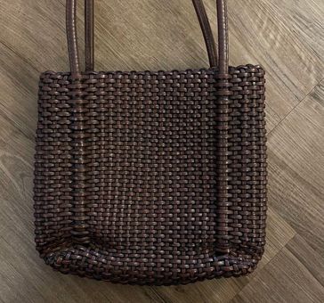 Vintage 90's Woven Faux Leather Double Strap Shoulder Bag by Nine West |  Shop THRILLING