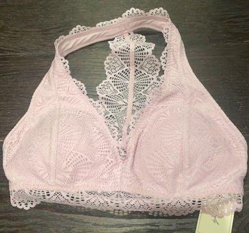 hollister gilly hicks lace halter neck bralette