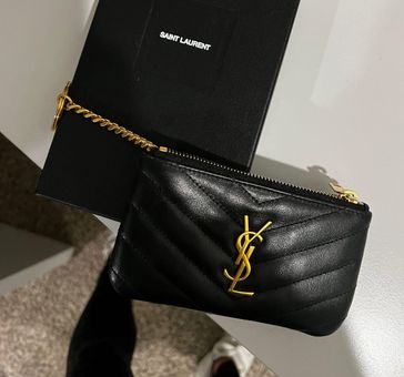 YSL Authentic Black And Gold Key Pouch - $400 (14% Off Retail) - From Mia