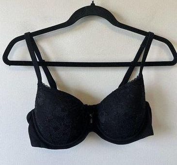 Victoria's Secret Body By Victoria Demi Black Lace Bra Size 36C - $17 -  From Xochipilli