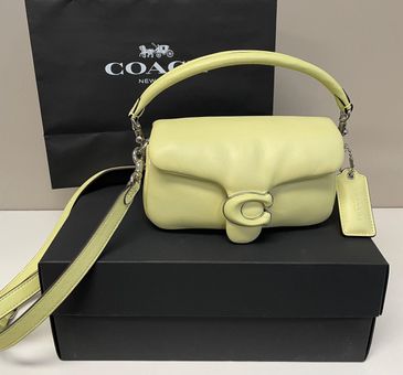 Coach Pillow Tabby Mini 18 in Lime Green