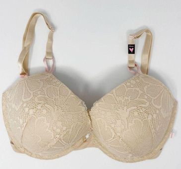 Victoria's Secret Sexy Tee Lace Push-Up Bra 32 DDD Tan Size 32 F / DDD -  $24 New With Tags - From Melissa