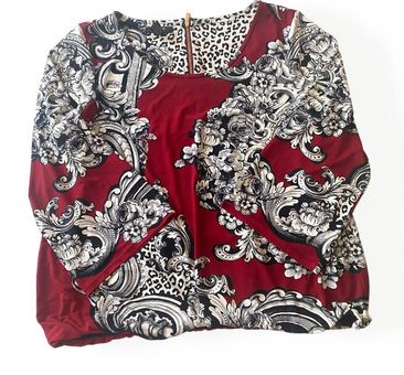 Alfani Petite Blouse L Red Size L petite - $8 - From Janet