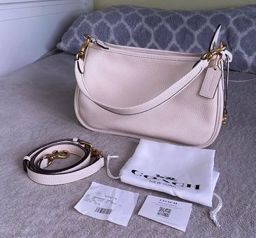 COACH Soft Pebble Leather Cary Crossbody