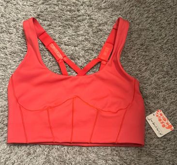 Free People NWT Sports Bra Size Small Red - $22 New With Tags - From S