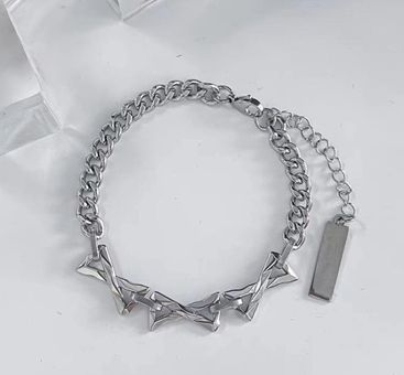 Titanium Steel Link Chain Bracelet for Men Women,Unisex Punk Hip Hop  Bracelet Silver - $12 (45% Off Retail) New With Tags - From Sunshine
