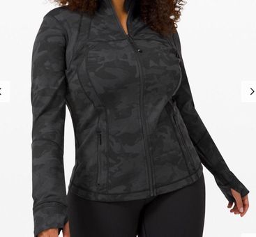 Lululemon NWT Sz 2 Camo Multi Grey Define Jacket Black - $94 (21