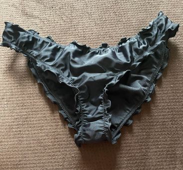 Hollister black discount bikini bottoms