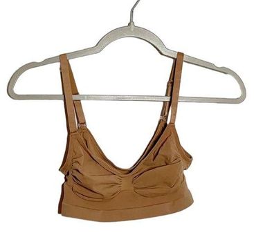 SKIMS, Seamless Sculpt Bralette, LIGHT BROWN, Women