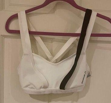 Reebok Crossfit Sports Bra High Impact Bra Size Small Front Crossover Strap  Silver - $9 - From Taylor