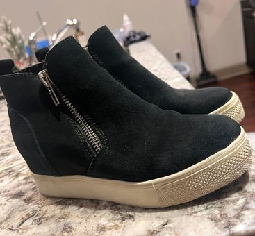 Steve Madden Women's Wedgie Sneaker, Black, Size 6 US | eBay