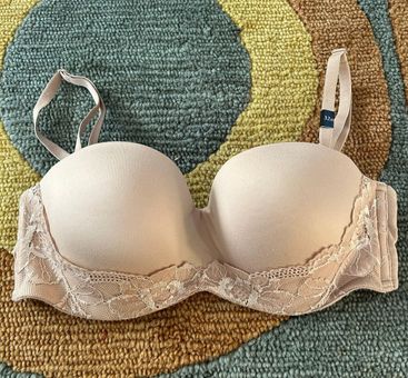 Victoria's Secret, Intimates & Sleepwear, Victorias Secret Body By  Victoria Lined Strapless Underwire Lace Bra