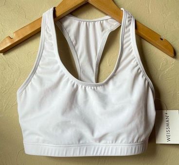 Weissman Dance Top Sports Bra  Small White - $15 New With Tags