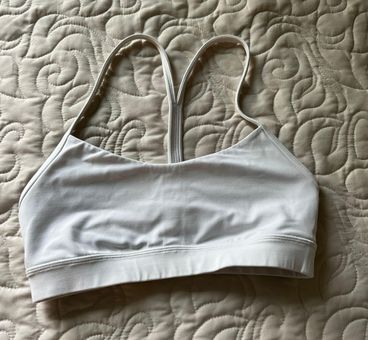 Long Line Sports Bra - White