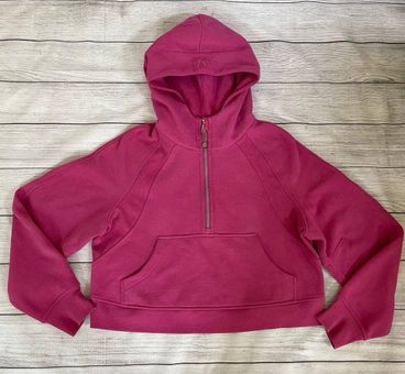 Lululemon Scuba Oversized Half-Zip Hoodie Pullover Pink Lychee