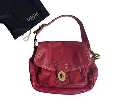 COACH Vintage Legacy Shoulder Bag in Red