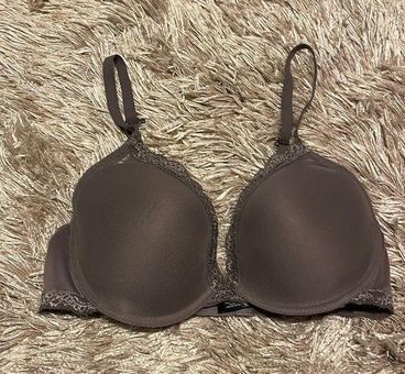 Simply Vera Vara Wang NWOT Padded Gray 34D Bra Size