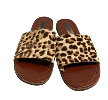 Louis Vuitton Mink Animal Print Slides It 37 | 7