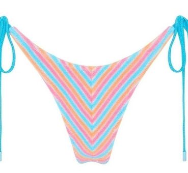 Triangl Vinca Sherbet Stripe Bottoms Multi Size M - $35 New With