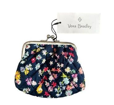 Vera Bradley | Bags | Vera Bradley Palm Floral Kiss Lock Coin Purse Nwt |  Poshmark