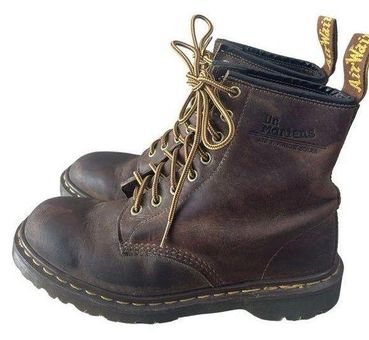 Dr. Martens England Rare Vintage Crazy Horse 1460 Boots Uk 7