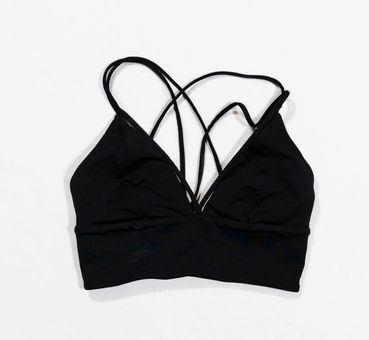 Lululemon Athletica Black Sports Bra Size 2 - 50% off